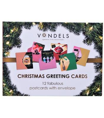 Christmas cards Vondels design 2x6 w/envelop