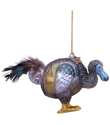 Ornament glass dodo pavone Moooi H6.5cm w/box