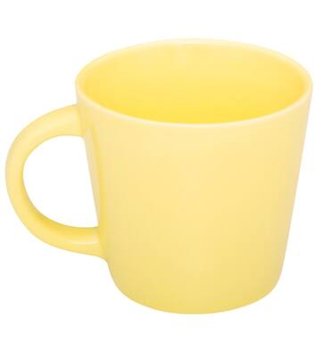 Ceramic Cappuccino Cup HOT MAMA lemon yellow 250ml